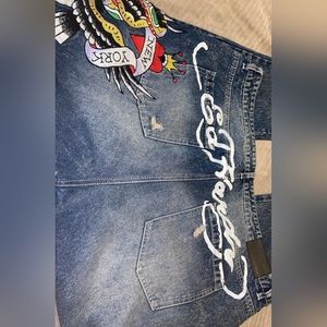 ED Hardy jeans men size 40 wide 32 long